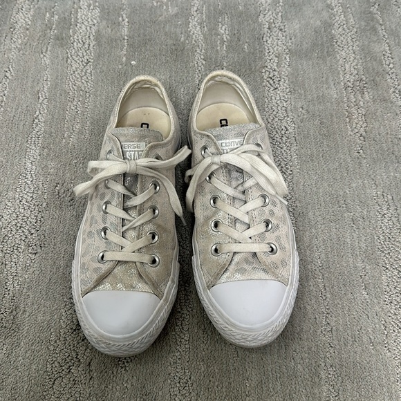 Converse Chuck Taylor All-Star Women’s shoe silver cheetah Converse Sneakers - Picture 5 of 11